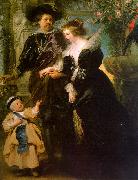 Peter Paul Rubens Rubens with his Wife, Helene Fourmont and Their Son, Peter Paul USA oil painting reproduction